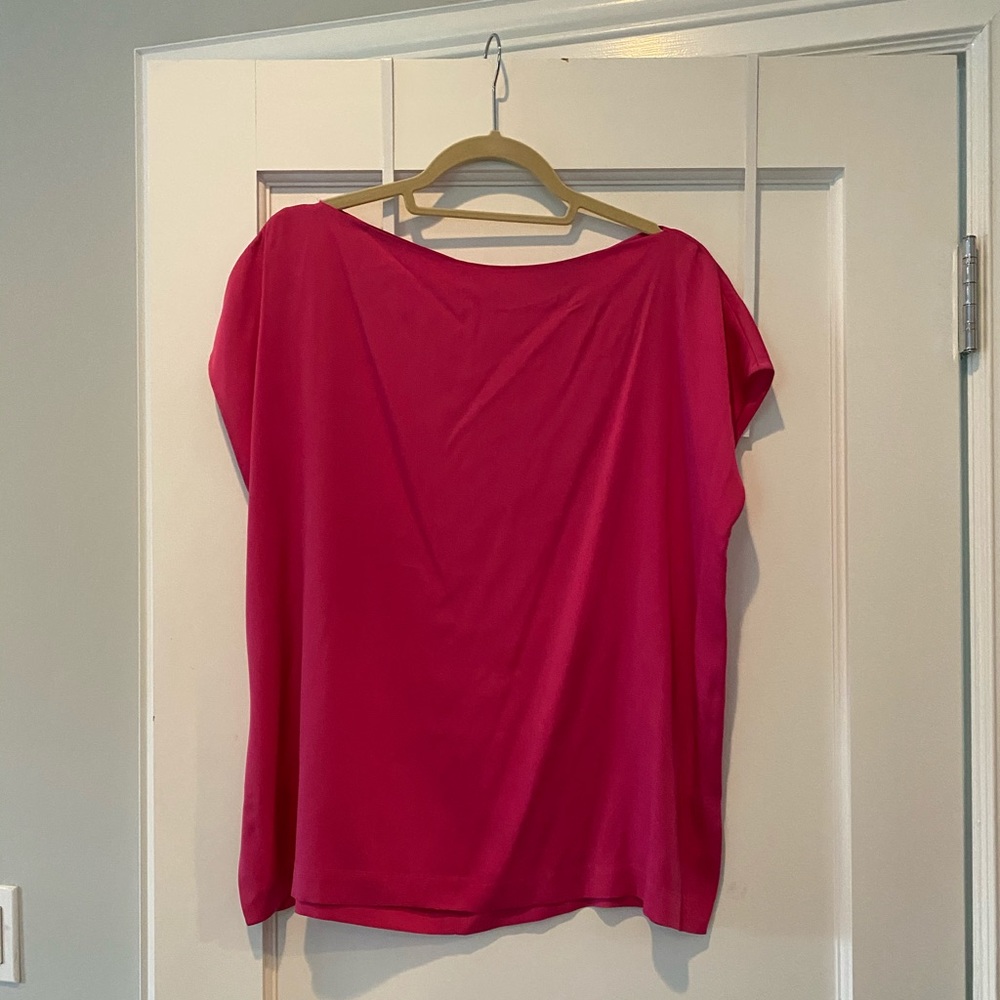 Vince hot pink shirt